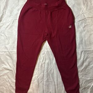 Champion Men's Burgundy Joggers